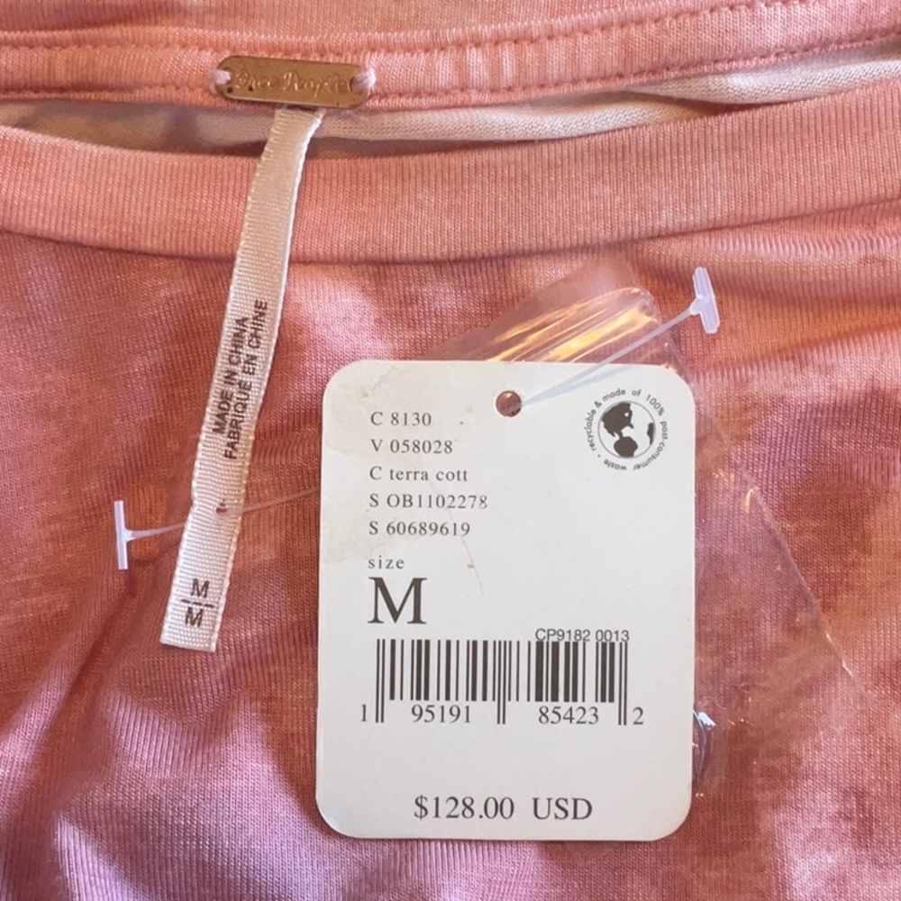 Free People Alyssa Pink Wrap Dress Size M, NWT - Picture 15 of 16